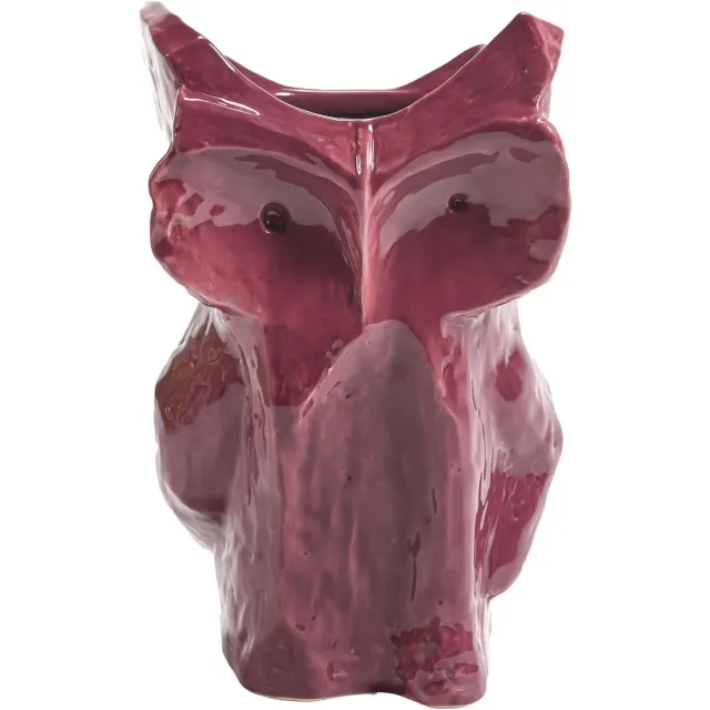 Serax Marni After Midnight XS uil vaasje 9x8cm H12cm Aubergine Paars