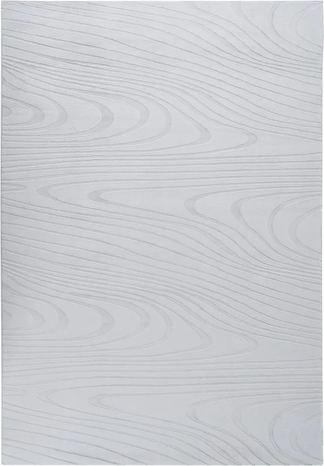 Beliani ONTAKE - Vloerkleed - Lichtgrijs - 160 x 230 cm - Kunstbont
