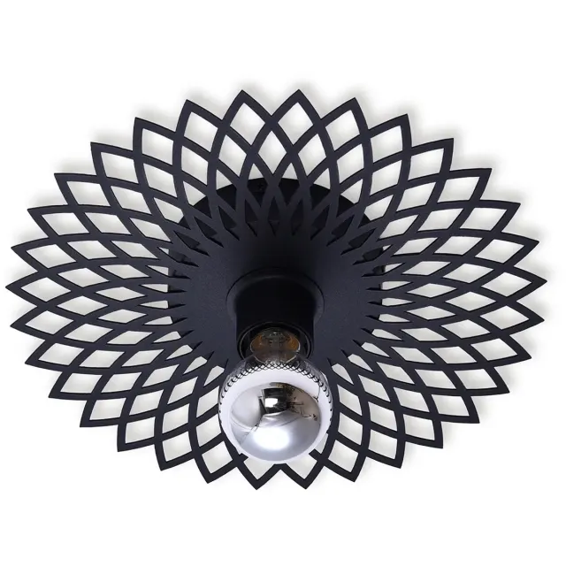 Ylumen Plafondlamp Ombra Ø 30 cm zwart