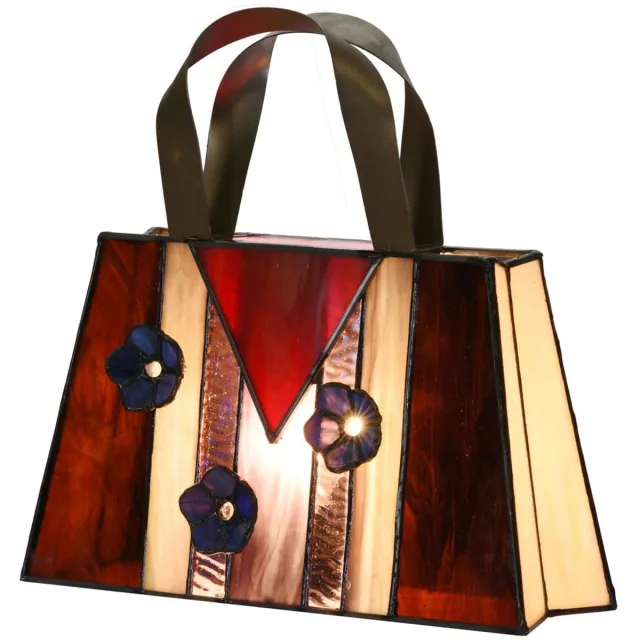 Coloured by Art Tiffany Tafellamp / Sculptuur Handtas Art Deco Treasure - Art Deco Trade Zwart