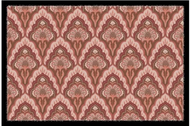 MD-Entree MD Entree - Deurmat - Schoonloopmat - Emotion - Royal Romance - 50 x 75 cm Zwart