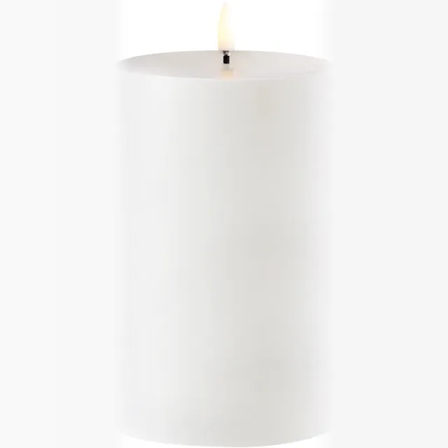 Uyuni Lighting LED-kaars - Outdoor - Wit - 8,3 cm x 15 cm