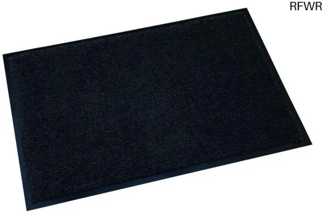 RFWR Droogloopmat Zwart 60x80cm - Antislip en Waterabsorberend