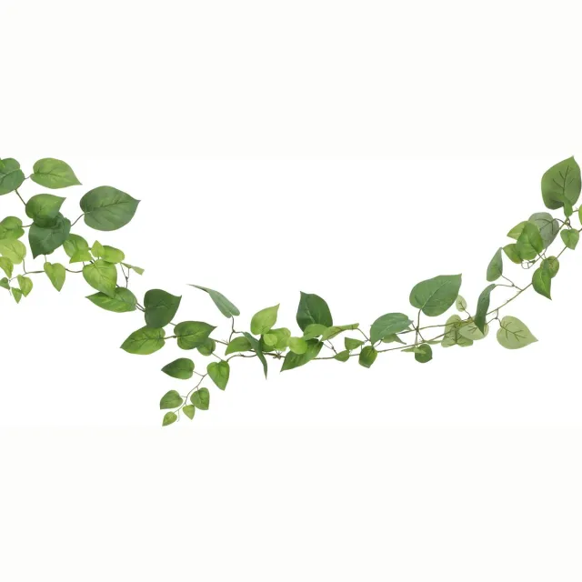 CHAKS kunstplant/hangplant slinger - Klimop/pothos - groen - 180 cm - lang - planten guirlandes