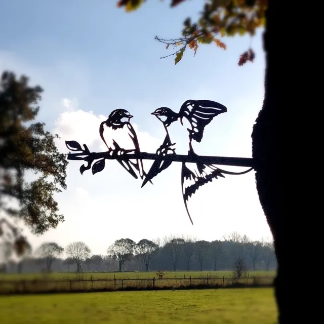 rusty friends Zwaluw - Zwaluwen - Metalen vogel - Cortenstaal - NL Fabrikaat