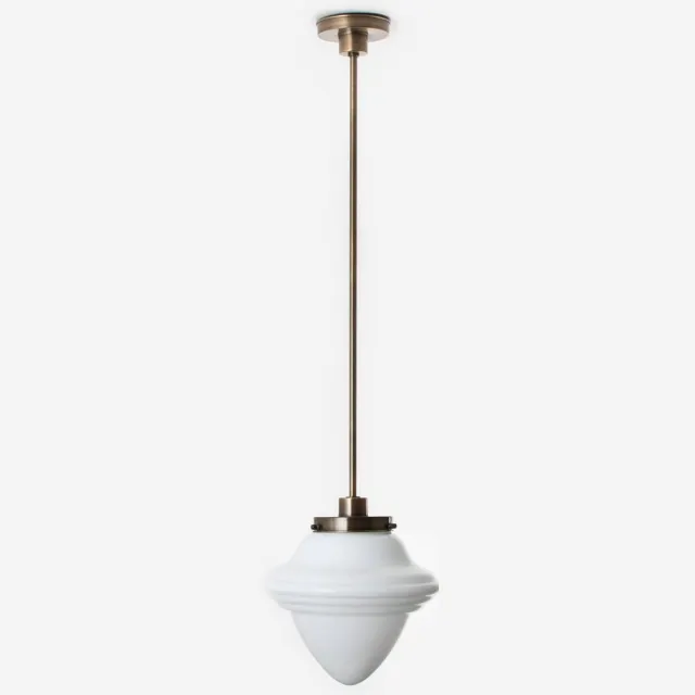 Coloured by Art Hanglamp Acorn Large 20's Brons - Art Deco Trade