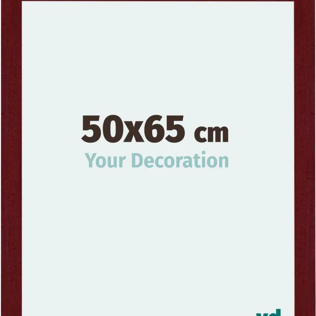 yd. Your Decoration - Fotolijst 50x65 cm - MDF - Wijnrood Geveegd - Mura