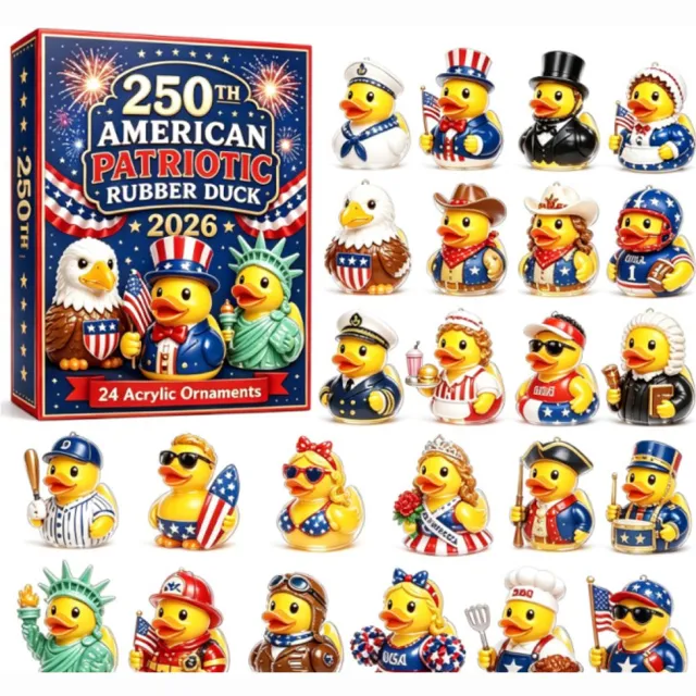 Sanorum 2026 Nieuwste 24-Daagse Aftelkalender Hangers - Acryl Charms met Handgemaakte Uitstraling - Dagelijkse Verrassing & Feestelijke Sfeer - Perfect Cadeau Zoals in de figuur wordt getoond