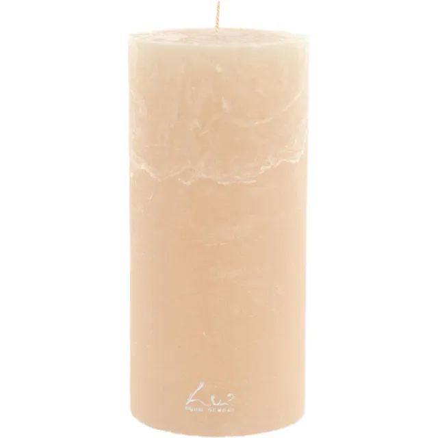LUZ Rasteli Luz Your Kaars Cilinder Beige-Crème D 9 cm H 19 cm