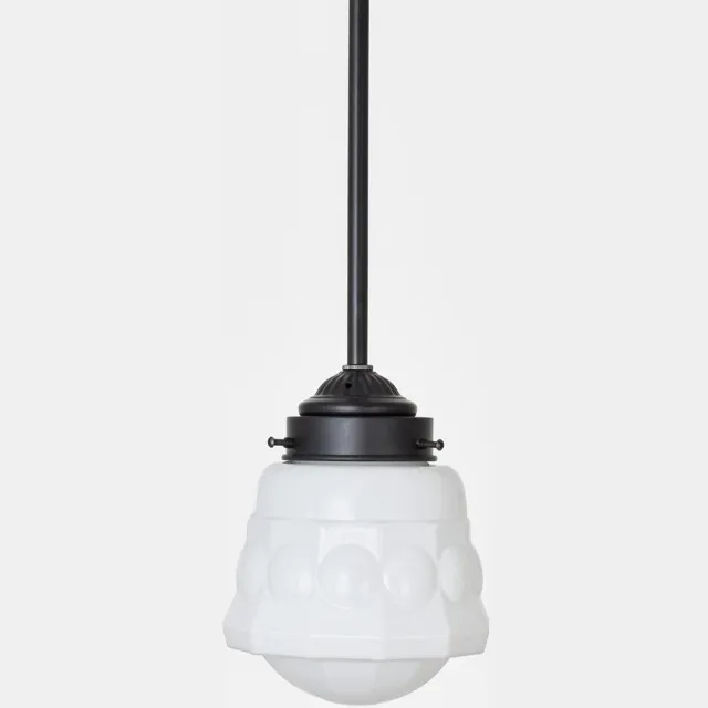 Coloured by Art Hanglamp Weimar Moonlight - Art Deco Trade Zwart