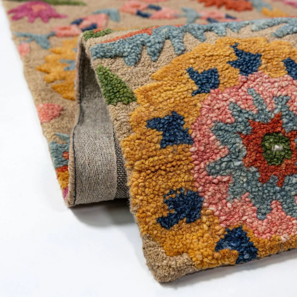 Flair Rugs Amira Floral vloerkleed wol multicolour multi, foto 5