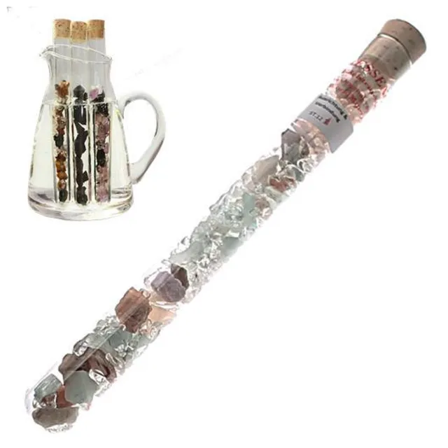 Yogi & Yogini Edelsteenwaterstaaf Alignment & Connection - 24 - Edelsteen - Glas wit