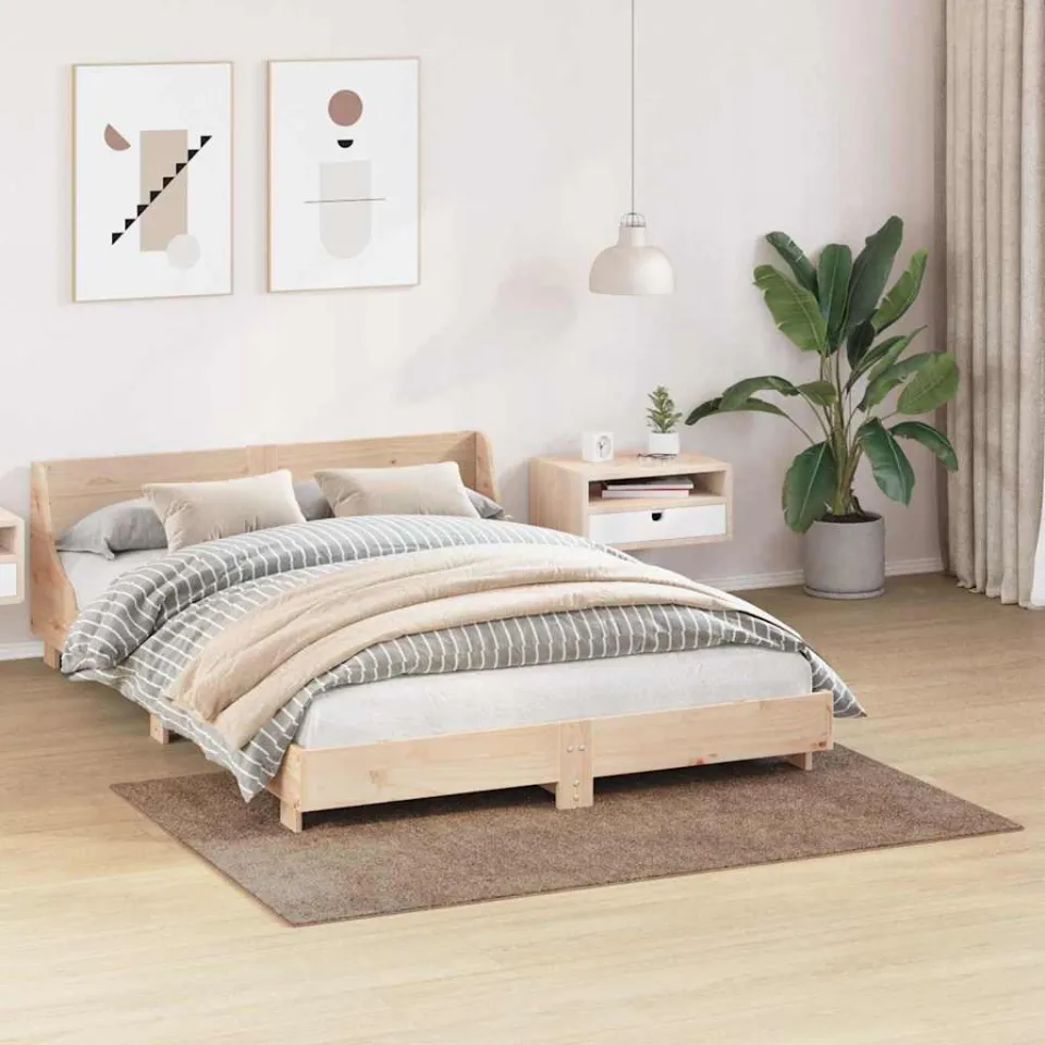 vidaXL Antislip Shaggy Tapijt Bruin 120 x 170 cm PP, foto 3