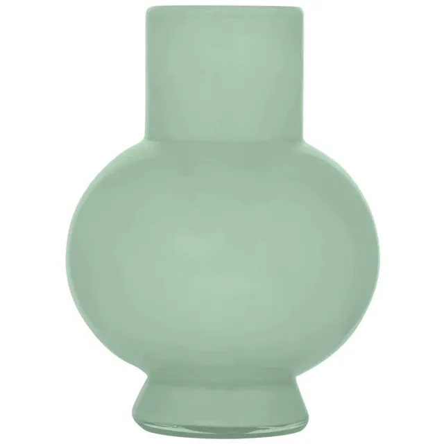 Hakbijl Glass Bloemenvaas Deborah - Groen - glas - D17 x H22 cm