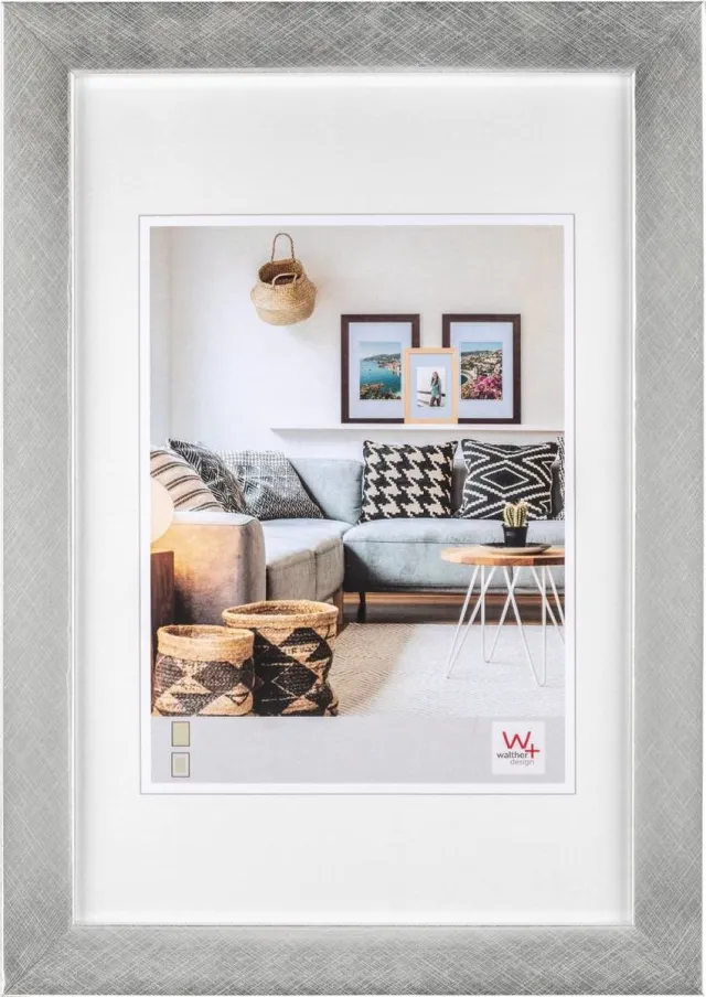 Walther Nizza - Houten lijst - Fotoformaat 10x15 cm - Zilver