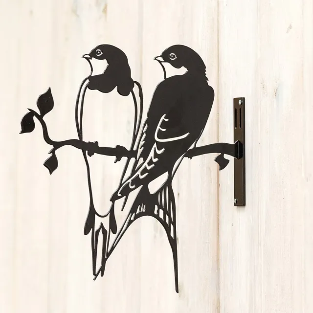 C J Wildlife Metal Silhouette – Boerenzwaluw Zwart
