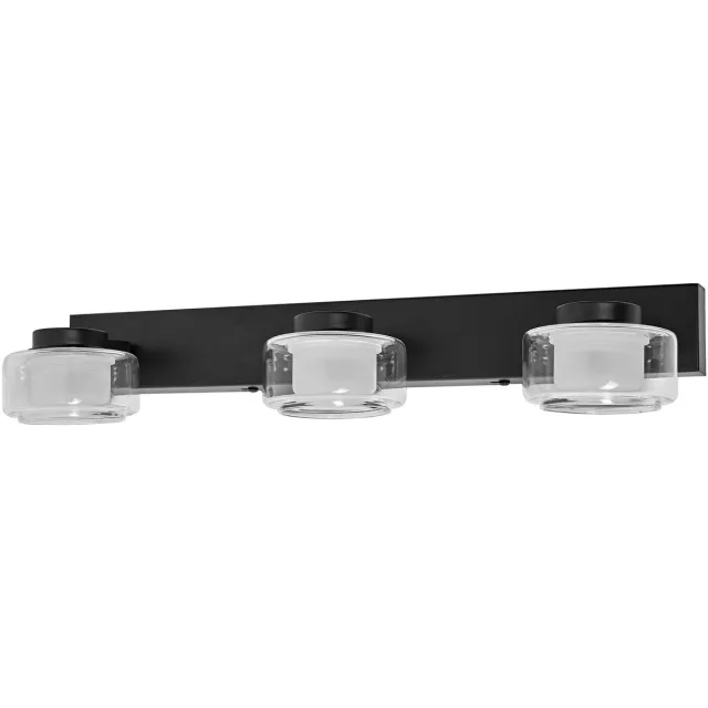 Osram ORBIS Flame wand- en plafondlamp met LED, zwart, 16,5W, 1050lm, 3000/4000K, kleurtemperatuur instelbaar via wandschakelaar (koud wit/warm wit), IP44 bescherming tegen vreemde voorwerpen en spatwater