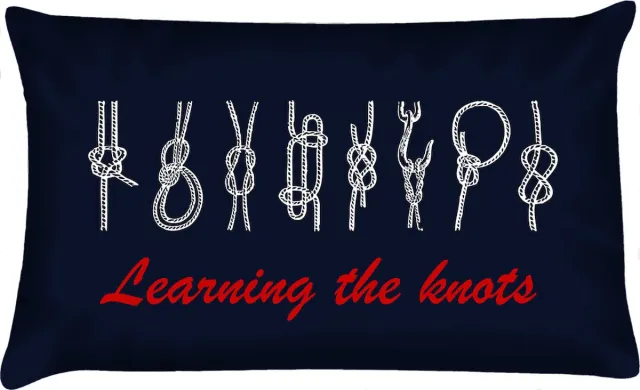 Velits outdoor Sierkussen - Buitenkussen Knopen Leggen Hollands Glorie Bootkussen Waterafstotend - Multicolor - 60 Cm X 40 Cm blauw