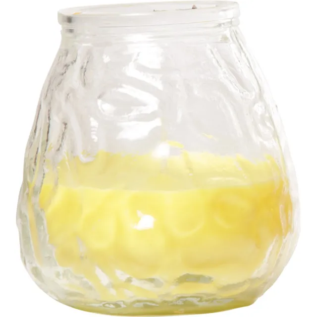 Cosy&Trendy Citronella lowboy - tafelkaars - 10 cm - 40 branduren - citrusgeur Transparant