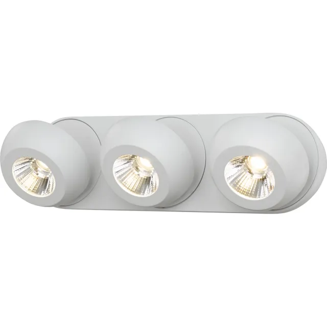 Fantasia Oleo Plafonier Dimbaar 3X7W Led 3000K Wit