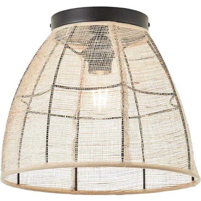 Brilliant Plafondlamp Tanah - 99483/76 Zwart Bruin