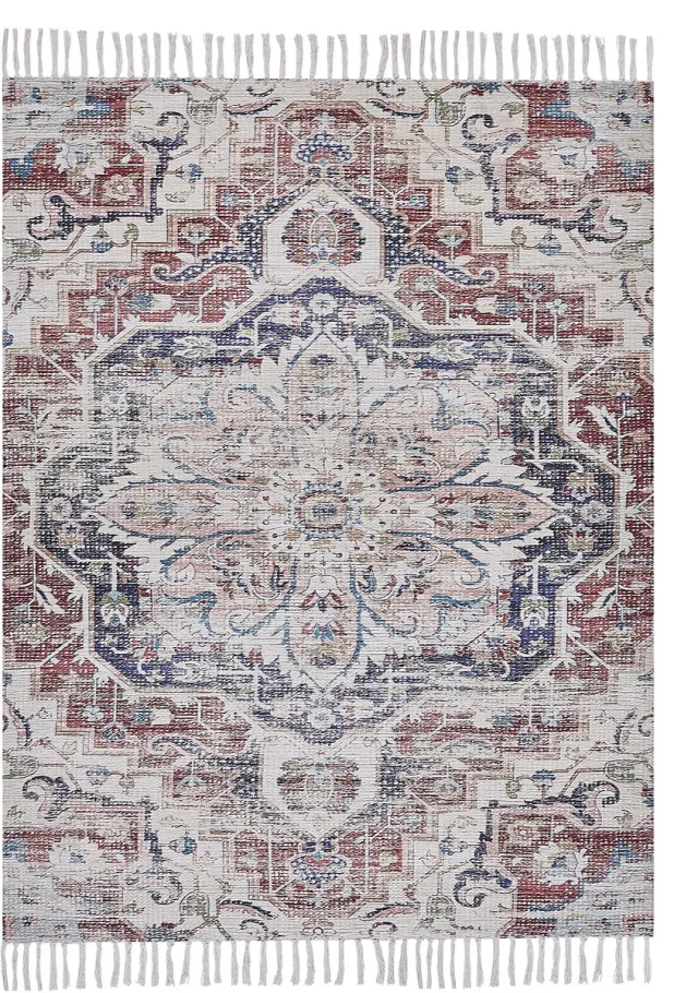 Beliani KELKIT - Laagpolig vloerkleed - Multicolor - Polyester Meerkleurig