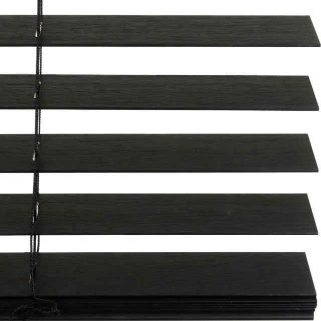 Dutchblinds Bamboe Jaloezieën - 50mm - Zwart - 150 x 250 cm - Breedtematen van 40 t/m 300 cm