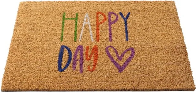 Boltze deurmat happy day. 40x60cm bruin