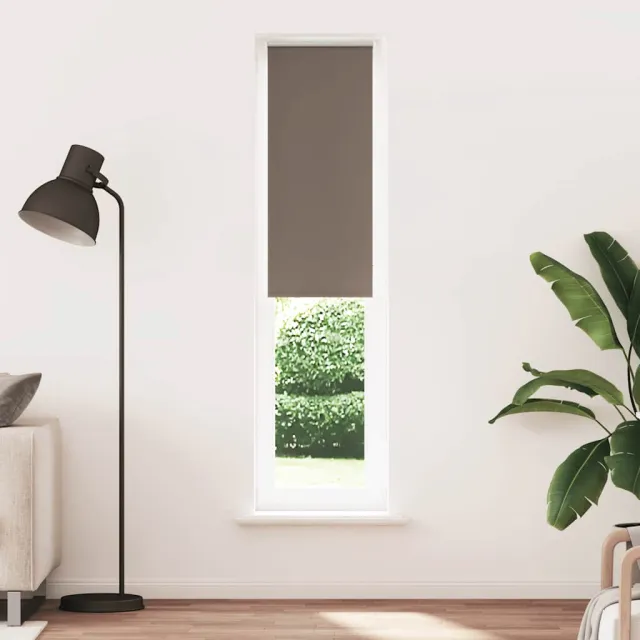 vidaXL Rolgordijn verduisterend koffie 40x230 cm stofbreedte 35,7 cm Bruin