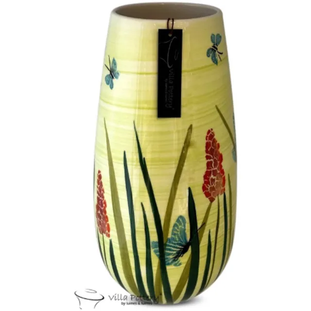 Villa Pottery Vaas - Villa Pottery - Woondecoratie - Keramiek - Decoratie - Quinn 7_2 Vaas Geel