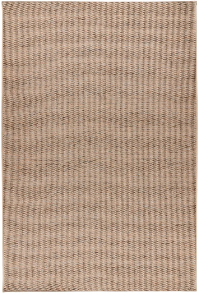 Padiro platgeweven vloerkleed met zachte uitstraling 160 x 230 cm - lichtbeige - modern effen ontwerp - voor binnen en buiten - voor vloerverwarming - van polypropyleen
