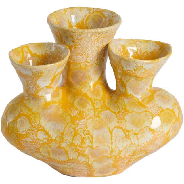 Light & Living Vaas Siajo (22,5x13,5x20 cm) geel-oranje