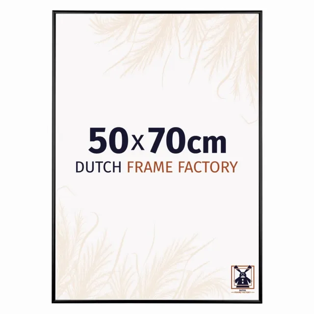 Dutch Frame Factory Fotolijst 50x75 cm - Aluminium - Zwart Mat - Kampen
