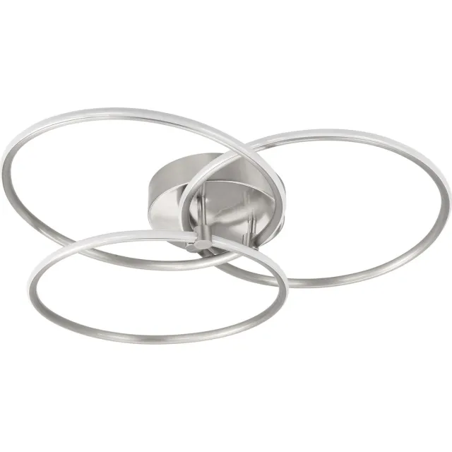 Highlight plafondlamp Circles - mat staal