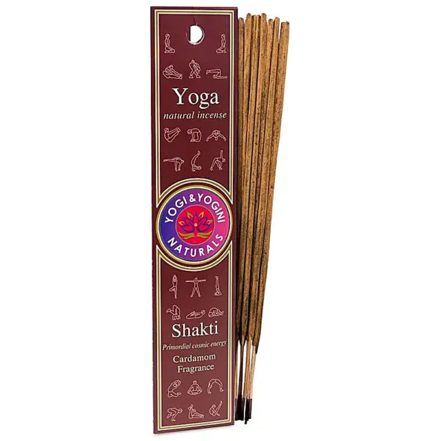 Phoenix Import Mani Bhadra Yogi & Yogini - Yoga Shakti Wierook - 3 pakjes á 10 stuks Meerkleurig