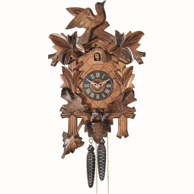 Engstler 636 - Koekoeksklok - 1-daags ketting uurwerk bruin