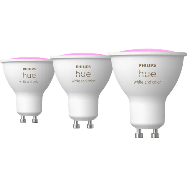 Philips Hue White and Color GU10 3-pack