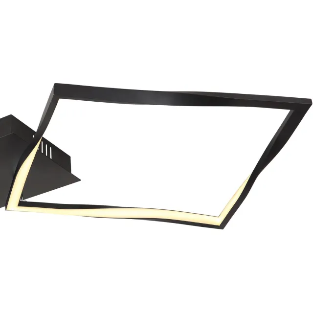 Globo plafonniere - Maxxy - zwart - metaal - LED - 67213D