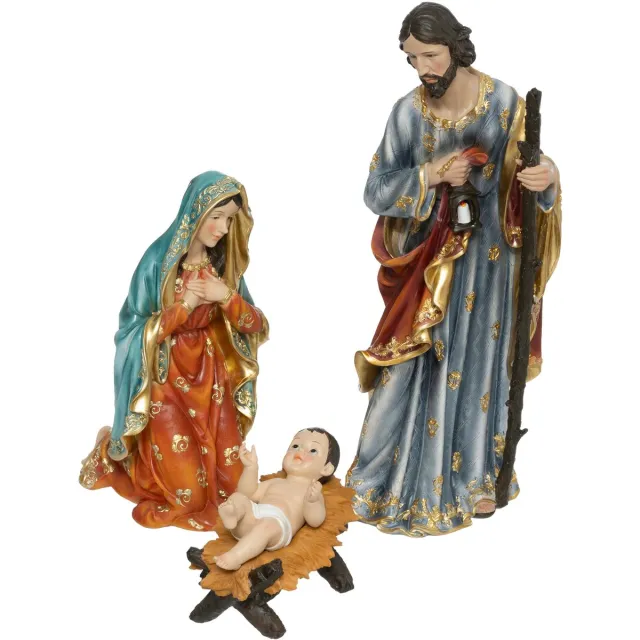 Fééric Lights and Christmas Kerststal Beeldjes - Set van 3 stuks - H60cm - Multi