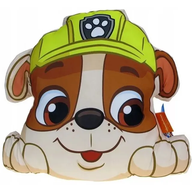 PAW Patrol sierkussen Rubble Velour 40 x 37 cm Bruin