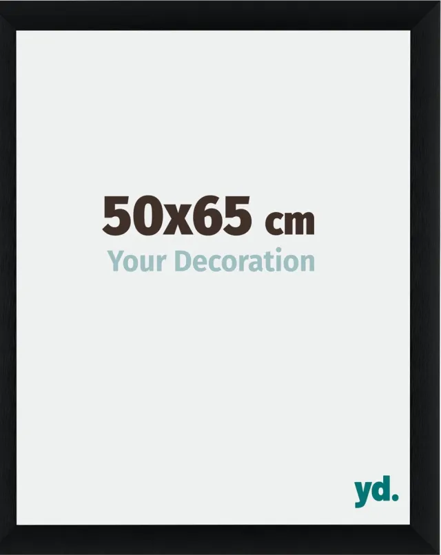 yd. Your Decoration - Fotolijst 50x65 cm - Aluminium - Zwart Geborsteld - Tucson