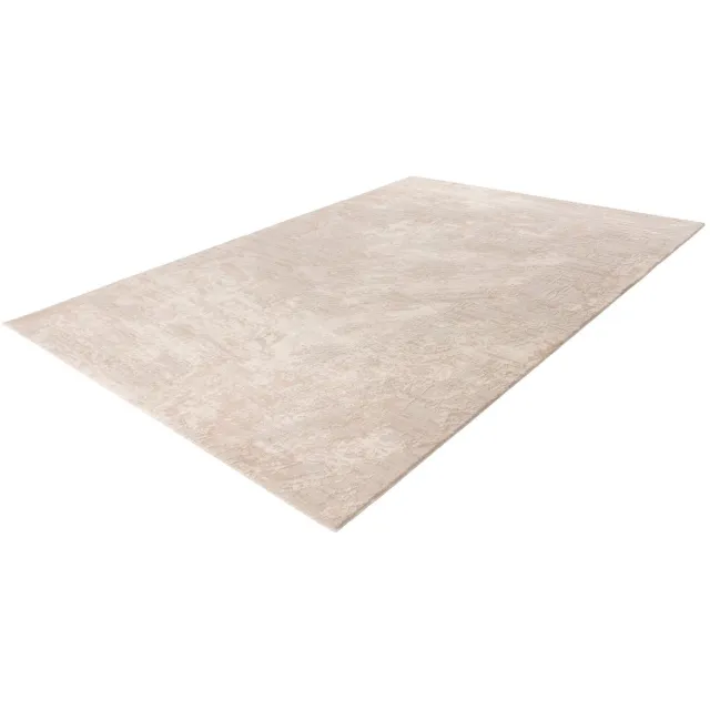 Pierre Cardin Vloerkleed - Modern Tapijt - Beige - Luxe en Elegant - Subtiel Geometrisch Patroon - Zacht en Comfortabel