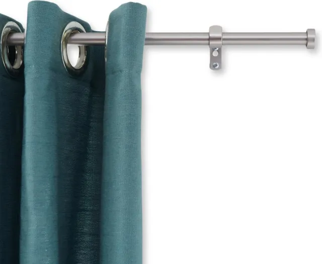 Acaza Gordijnroede - Gordijnrail - Gordijnroede uitschuifbaar - Gordijnstang 90-170 cm - Zilver