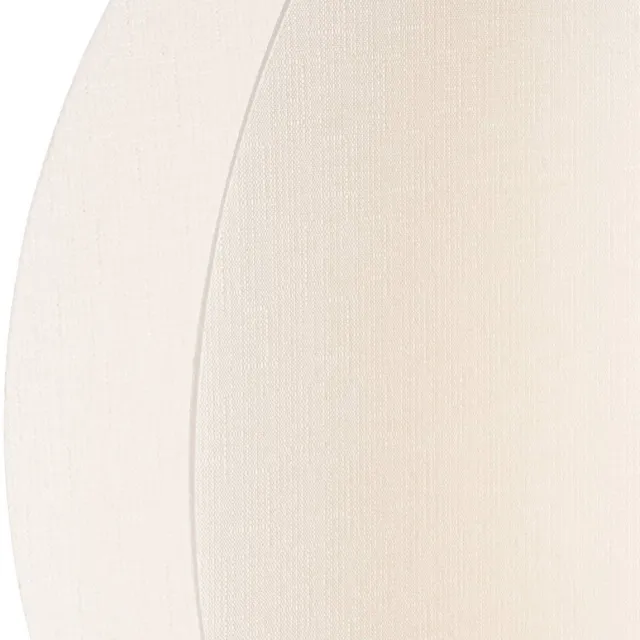Lindby plafondlamp - 1licht - textiel, kunststof, ijzer - H: 40 cm - E27 - crèmewit