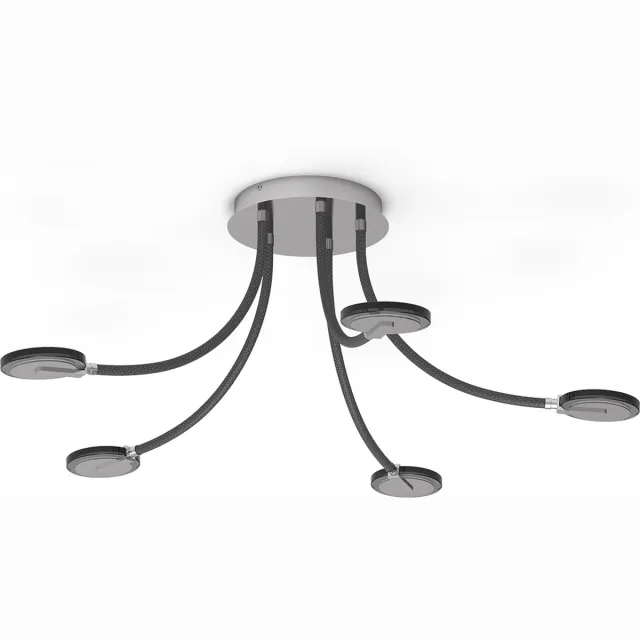 Steinhauer plafonniere - Turound - staal - metaal - Ø 92cm - LED - 3376ST