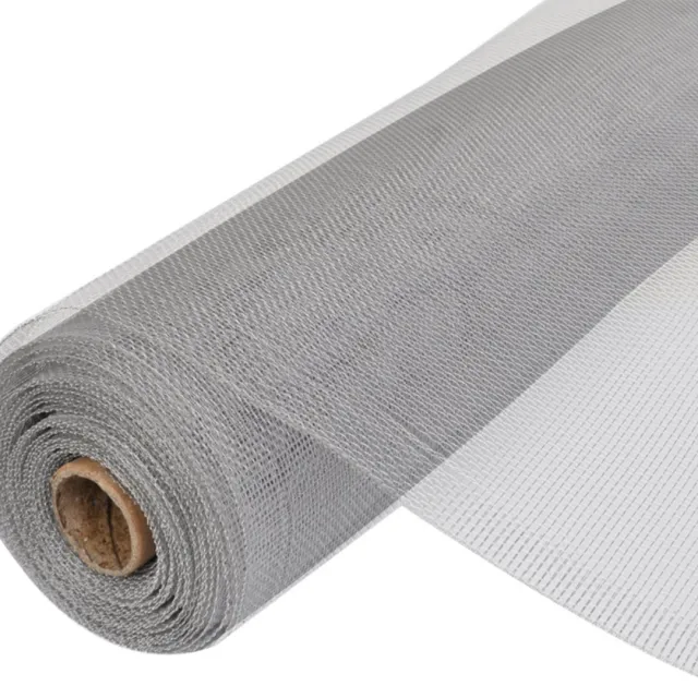 Hb Horrenbouw - Aluminium horrengaas op rol - Sterk gaas - 100x250 cm Aluminium kleur grijs