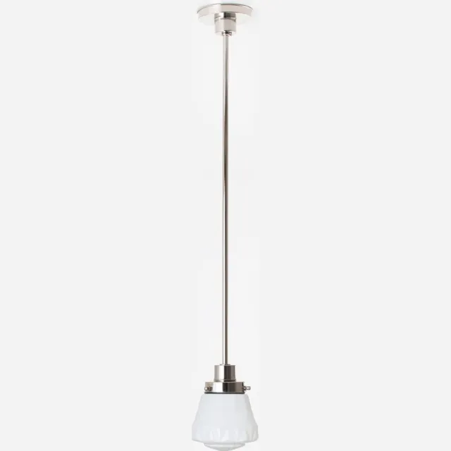 Coloured by Art Hanglamp Bold 20's Nikkel - Art Deco Trade