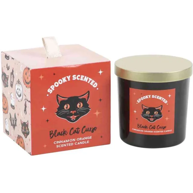 Something Different Black Cat Curse Cinnamon Orange Geurkaars - Multicolours