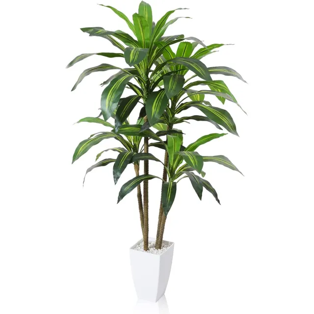 FOPAMTRI Kunstplant Drakenboom - 120 cm - Tropisch - Decoratie groen