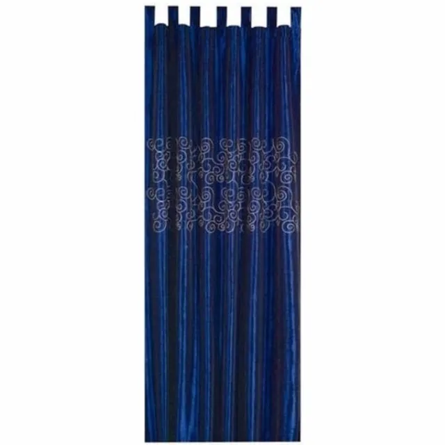 2LIF Florence plooiband gordijn blauw 140x245cm